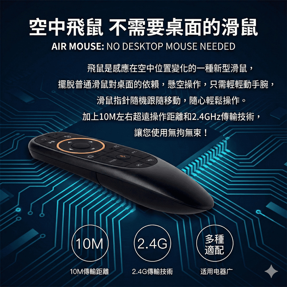 藍牙飛鼠遙控器